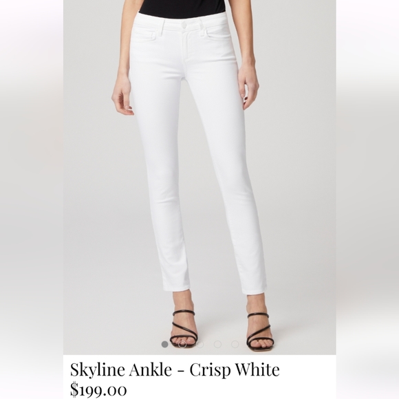 Paige Jeans Skyline Ankle Peg size 27 White - Picture 1 of 4